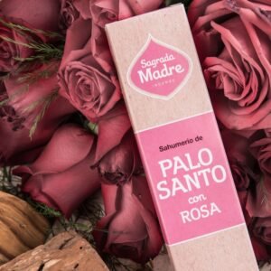 Sahumerio Palo Santo con Rosa - Sagrada Madre