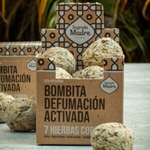Bombita defumación activada 7 Hierbas y Copal Sagrada Madre