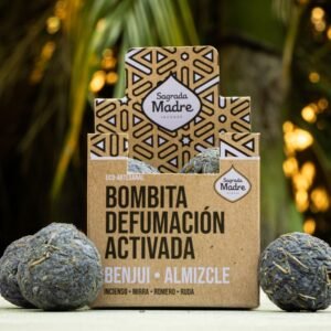 Bombita defumación activada Benjuí y Almizcle Sagrada Madre