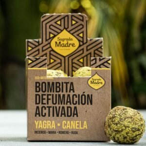Bombita defumación activada Yagra y Canela Sagrada Madre