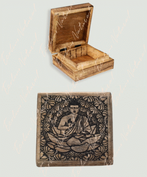 CAJA MADERA BUDA NEGRO