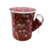 Mug con filtro Almendro roja, 0,250 l