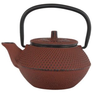 Tetera arare roja, hierro colado 0,35 l.