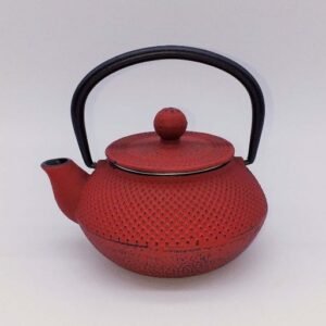 Tetera de Hierro Fundido Roja – 0,340 L