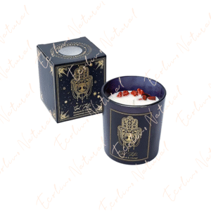 Vela Manifestación Buena Fortuna en vidrio