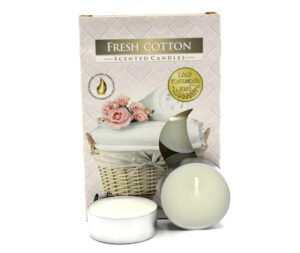Set de 6 velas de té perfumadas - Algodón fresco