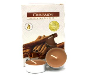 Set de 6 velas de té perfumadas - Canela