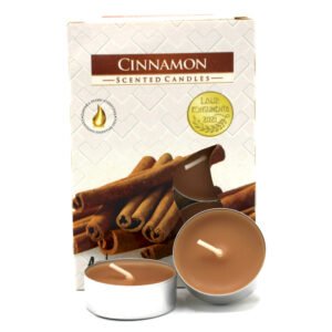 Set de 6 velas de té perfumadas - Canela