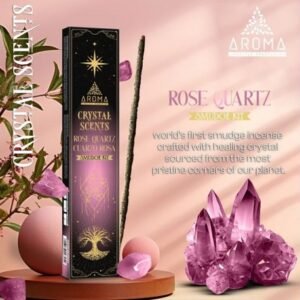 Incienso Crystal Cuarzo Rosa Aroma