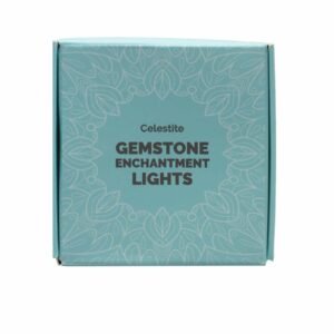 Luces Encantadas con Piedras Preciosas - Celestita