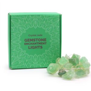 Luces Encantadas con Piedras Preciosas - Jade de Cristal