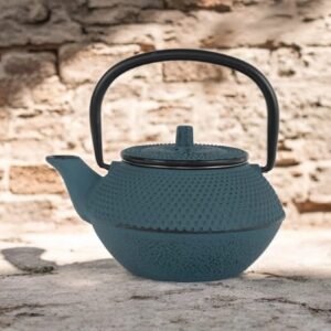 Tetera arare azul, hierro colado 0,35 l.