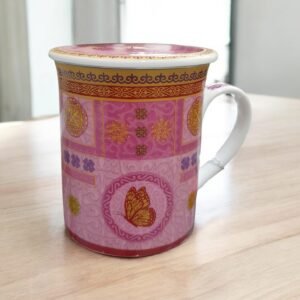 taza-mariposa-filtroytapa-250 Taza mariposa rosa y dorado con filtro y tapa de 250 ml para té e infusiones naturales, diseño elegante y ritual de bienestar