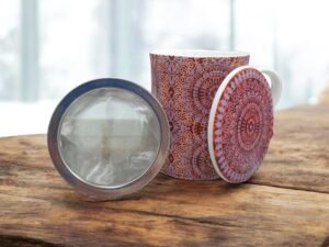 Taza Mandala con Filtro y Tapa · 250 ml