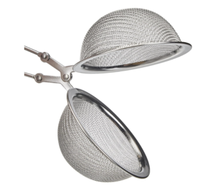 Pinza bola de té 6,5 cm Ibili de acero inoxidable para infusión de té a granel.