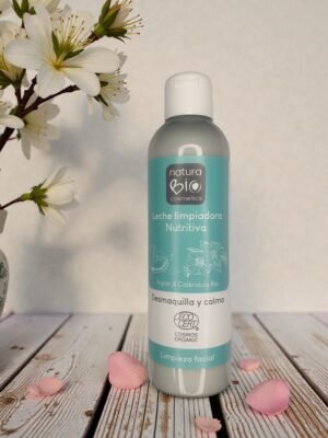 leche-limpiadora-naturabio (1) Leche Limpiadora Argán y Caléndula NaturaBIO 200 ml