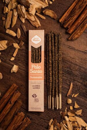 Incienso Palo Santo con Canela Sagrada Madre- Energía, protección y armonía