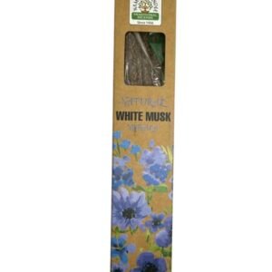 Incienso Natural Almizcle Blanco Namaste India | Aroma Elegante y Relajante