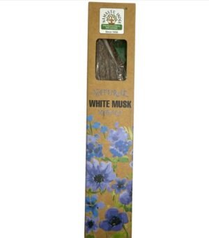 Incienso Natural Almizcle Blanco Namaste India | Aroma Elegante y Relajante